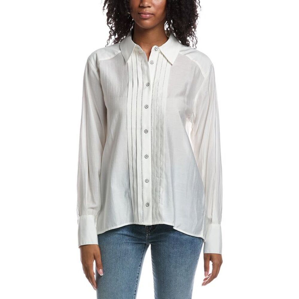 Cabi Womens  Infatuation Shirt, White